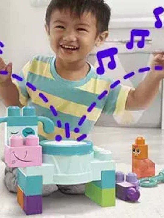 Παιχνιδολαμπάδα Sensory Line Μπάντα Με Ζωάκια για 12+ Μηνών Mega Bloks