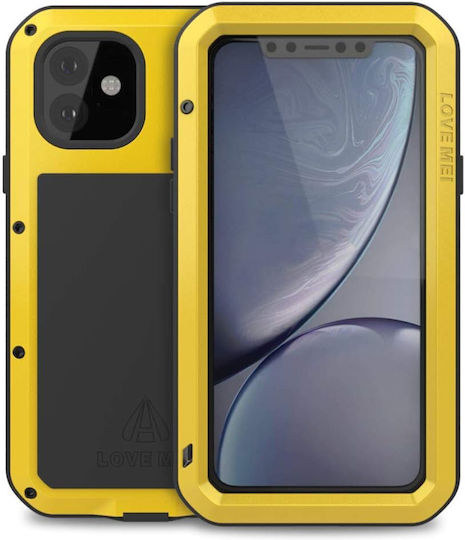Love Mei Back Cover Μεταλλικό Κίτρινο (iPhone 11)