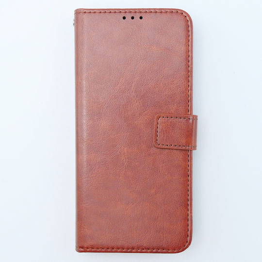 Crazy Horse Brieftasche Synthetisches Leder / Kunststoff / Silikon Braun (Xiaomi 13T / 13T ProXiaomi 13T / 13T Pro)
