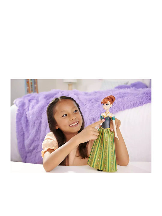 Плеймейт свещ Frozen Disney Frozen, Пееща кукла Anna на английски за 3+ години Години Mattel