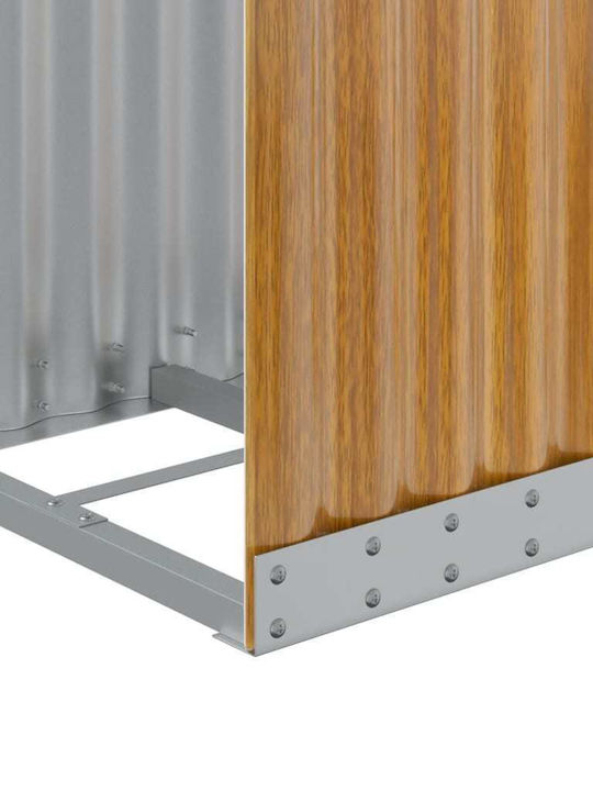 vidaXL Inox Regal Holzlagerung 40x45x170cm