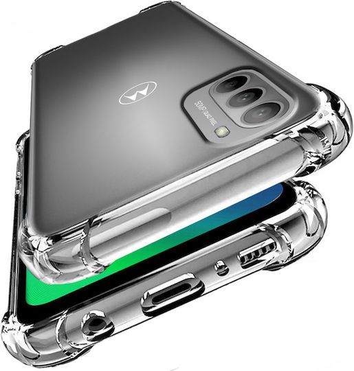 Erbord Umschlag Rückseite Silikon Transparent (Moto G31)