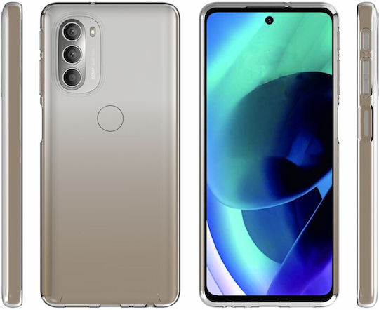 Erbord Back Cover Silicone Transparent (Moto G51)