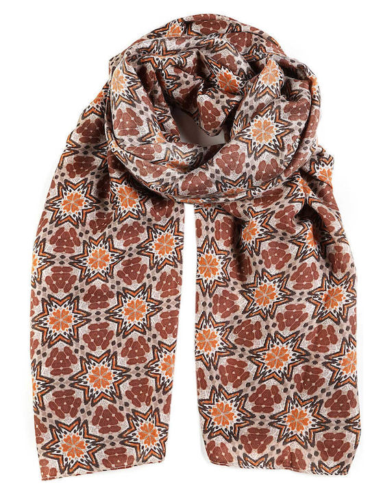 Achilleas Accessories Damen Schal Braun