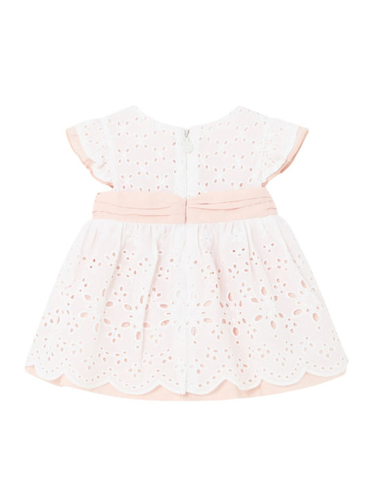 Mayoral Kids Dress Short Sleeve Pink