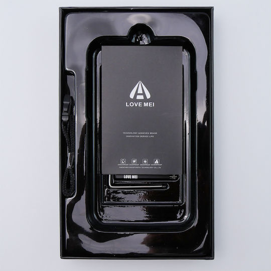 Love Mei Back Cover Μεταλλικό Κίτρινο (iPhone 12 / 12 Pro)