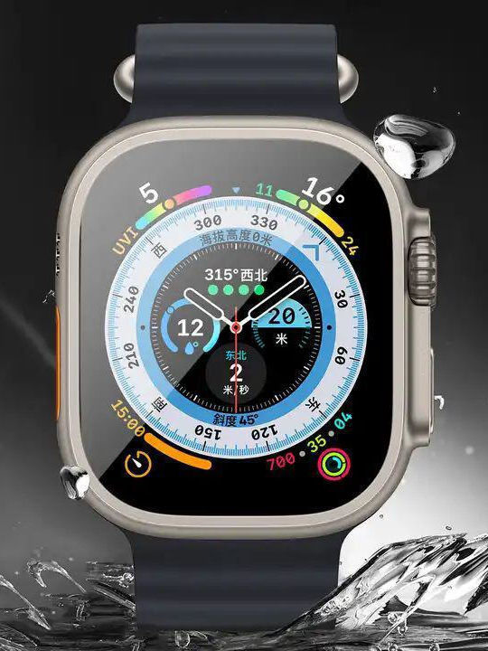 Blueo Full Face Tempered Glass pentru Apple Watch Ultra 49mm - Ceas Apple Ultra 49mm 1buc