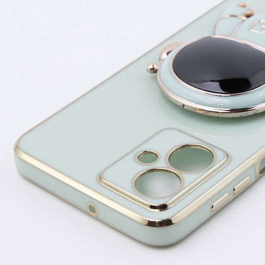 Motorola Astronaut Umschlag Rückseite Silikon Türkis (Motorola Moto G54 5G)