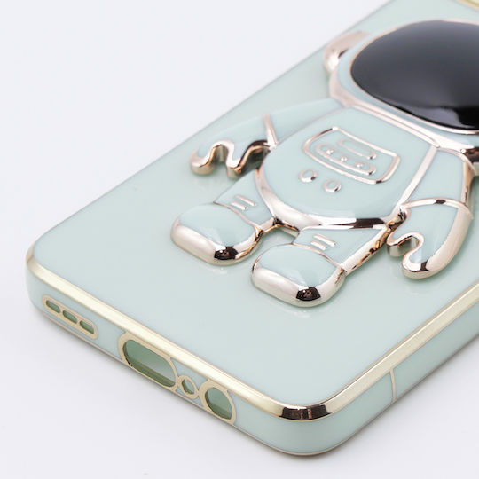 Motorola Astronaut Umschlag Rückseite Silikon Türkis (Motorola Moto G54 5G)
