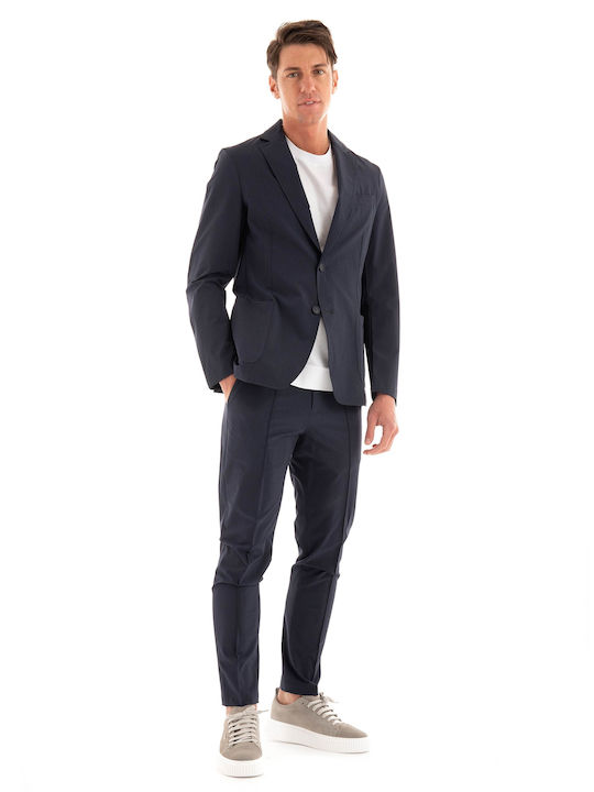 Hugo Boss Men's Trousers in Slim Fit Navy -