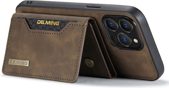 DG.MING Wallet Δερματίνης / Σιλικόνης / Πλαστικό Καφέ (iPhone 14 ProXiaomi 14 Pro)