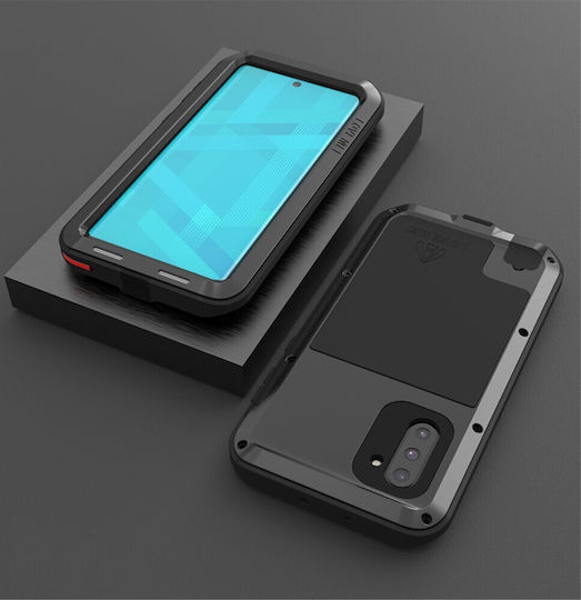 Love Mei Back Cover Metallic Black (Galaxy Note 10)