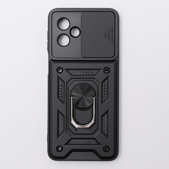 Motorola Umschlag Rückseite Metallisch Schwarz (Motorola Moto G54 5G)