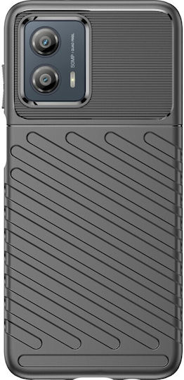 Thunder Back Cover Σιλικόνης Μαύρο (Moto G53)