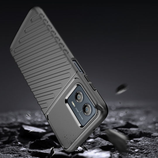 Thunder Back Cover Σιλικόνης Μαύρο (Moto G53)