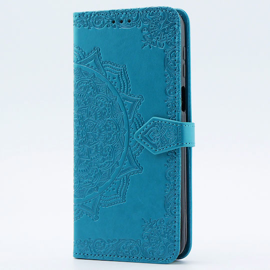 Motorola Mandala Книга Изкуствена кожа / Пластмаса / Силикон Син (Motorola Moto G54 5G)