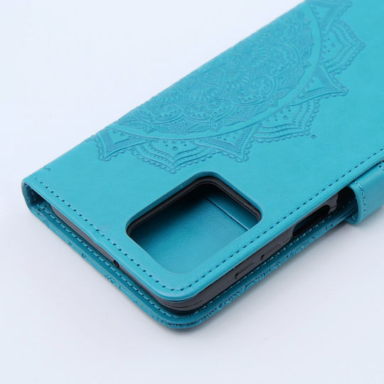 Motorola Mandala Книга Изкуствена кожа / Пластмаса / Силикон Син (Motorola Moto G54 5G)