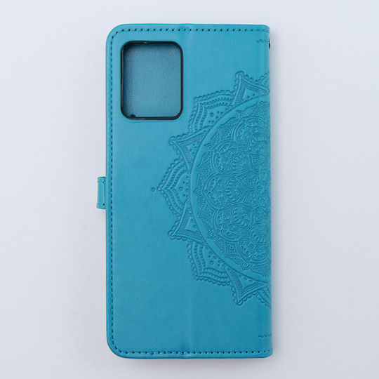 Motorola Mandala Книга Изкуствена кожа / Пластмаса / Силикон Син (Motorola Moto G54 5G)