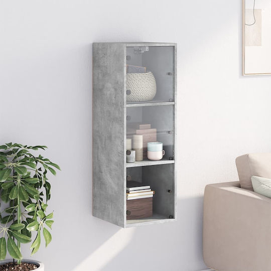vidaXL Bathroom Cabinet L35xW37xH100cm Gray