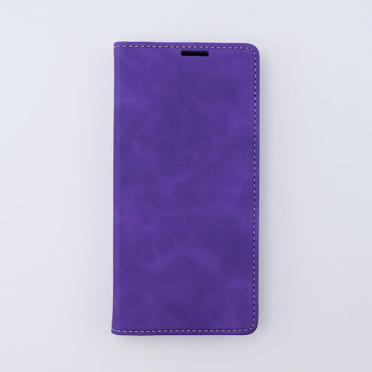 Erbord Wallet Piele artificială / Plastic / Silicon Violet (Oppo A78 4G)