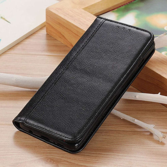 Samsung Wallet Leather / Silicone Black (Samsung Galaxy A55 5G)