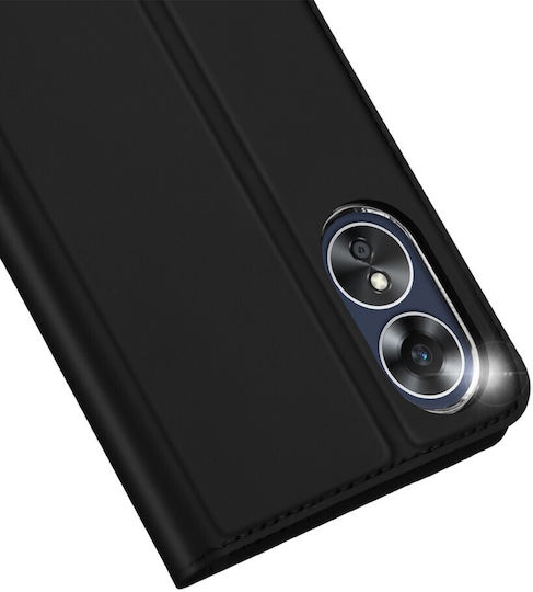 Dux Ducis Skinpro Книга Черен (Oppo A17)