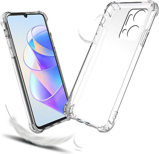 Erbord Umschlag Rückseite Silikon Transparent (Honor X7a)