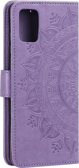 Erbord Book Piele artificială / Plastic / Silicon Violet (Oppo Reno6)