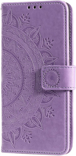 Erbord Book Piele artificială / Plastic / Silicon Violet (Oppo Reno6)