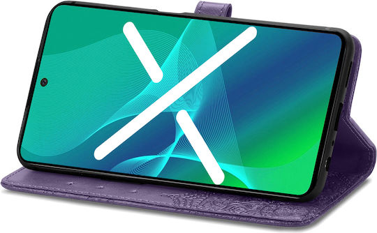 Infinix Buchen Sie Synthetisches Leder / Kunststoff / Silikon Lila (TCL 30 / 30+ / 30 5G)