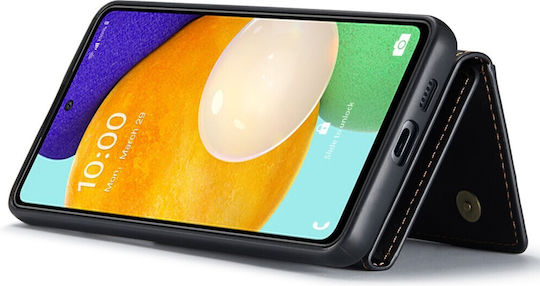 DG.MING Портмоне Изкуствена кожа / Силикон / Пластмаса Черен (Galaxy A53)