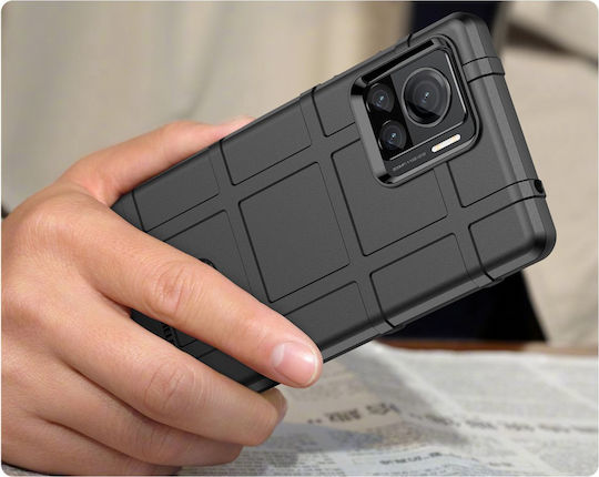 Erbord Back Cover Σιλικόνης Μαύρο (Motorola Edge 30 Ultra)