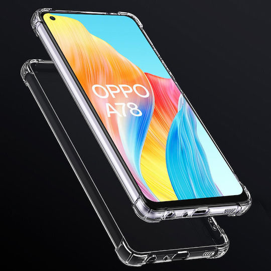 Oppo Back Cover Σιλικόνης Διάφανο (Oppo A78 4G)