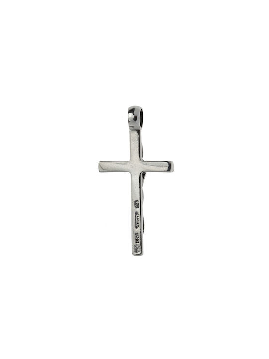 Black Men's Cross from Silver