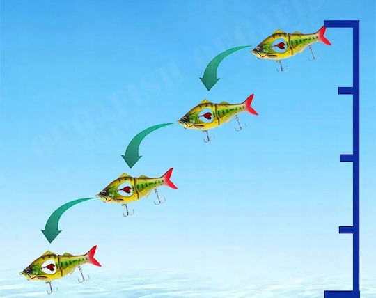 Τεχνητό Δόλωμα Ψαράκι (Minnow) 13.5εκ./35gr Μπεζ