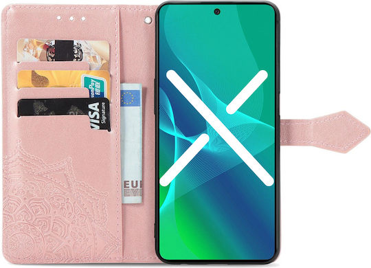 Oppo Book Piele artificială / Plastic / Silicon Roz (OnePlus 10 Pro)