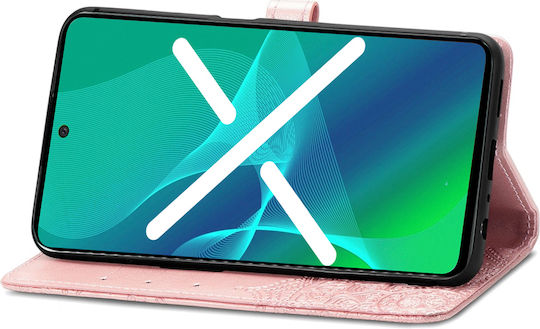 Infinix Book Piele artificială / Plastic / Silicon Roz (Infinix Hot 30i, Mandala)