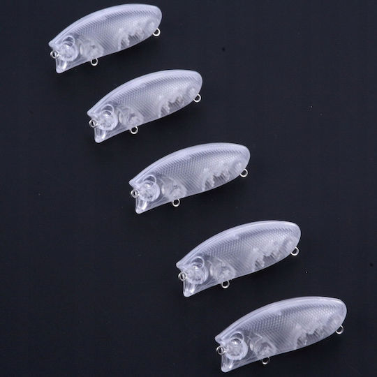 Nălucă Artificială 6buc/9.3gr Transparent Set 10buc