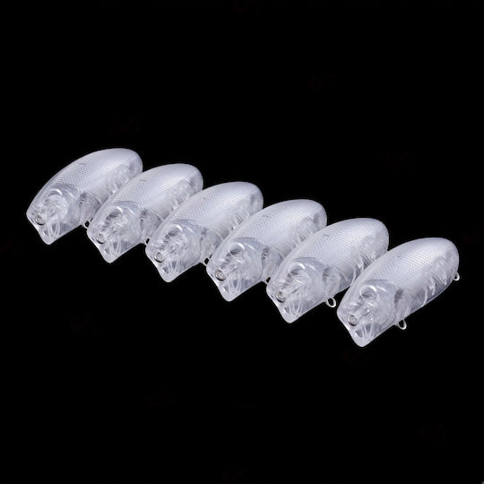 Nălucă Artificială 6buc/9.3gr Transparent Set 10buc