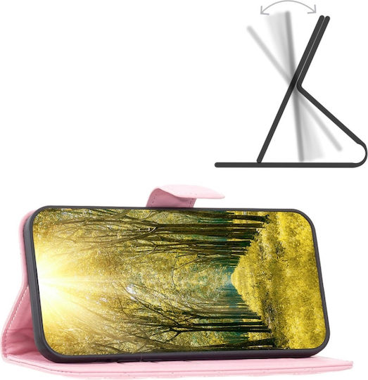 Binfen Diamond Lattice Wallet Δερματίνης Ροζ (Infinix Hot 30, BINFEN Wallet)