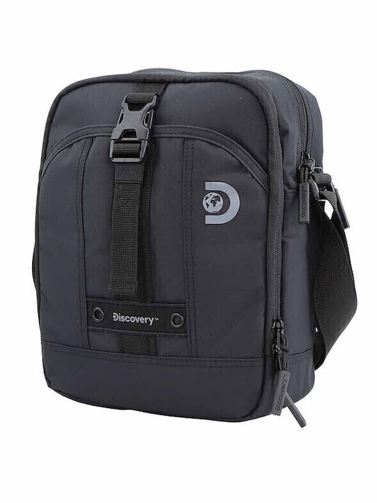 Herren Schulter / Crossbody Tasche Schwarz