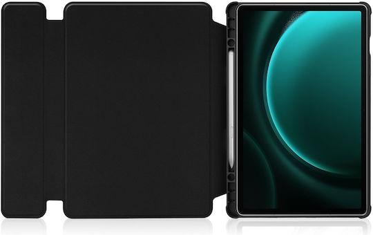 Flip Cover cu Tastatură în Engleză SUA Neagră (Samsung Galaxy Tab S9 FE+ Plus)