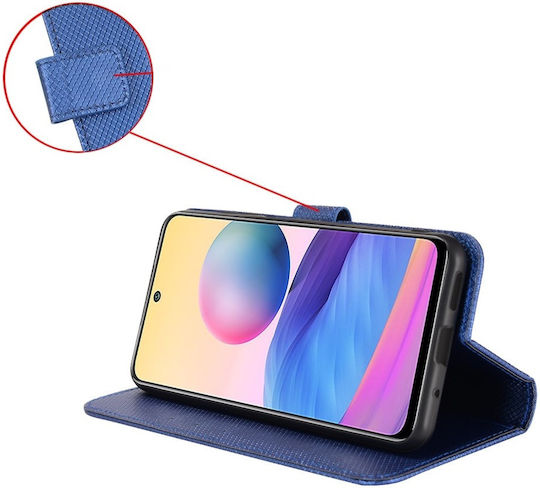 Erbord Книга Изкуствена кожа Син (Motorola Moto G54 5G)