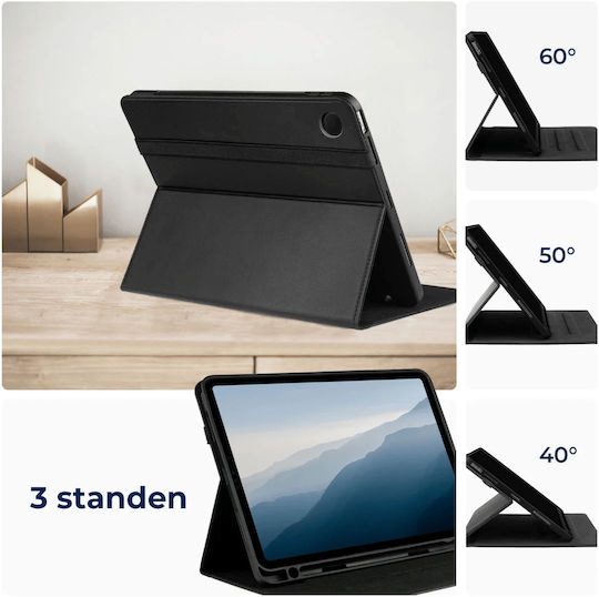 Rosso Flip Cover Black for Samsung Galaxy Tab A9 Plus 11 X210 X215 X216