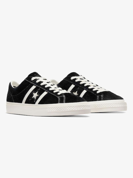 Converse One Star Academy Pro Suede Sneakers Black / Egret