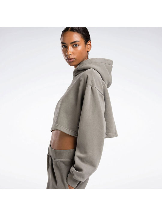 Classics Natural Dye Women's Sweatshirt Hooded Beige