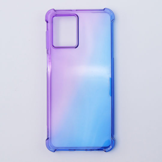Motorola Gradient Dropproof Back Cover Plastic / Silicon Violet (Motorola Moto G54 5G)