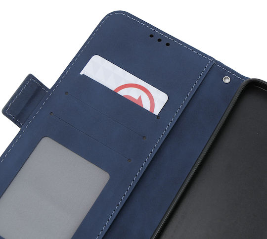 Oppo Book Piele artificială / Plastic / Silicon Albastru (Oppo A38 4G)