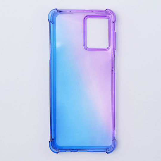 Motorola Gradient Dropproof Back Cover Plastic / Silicon Violet (Motorola Moto G54 5G)