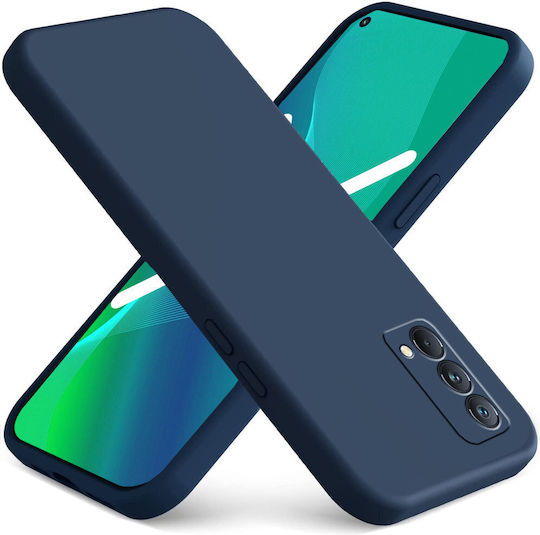 Erbord Umschlag Rückseite Silikon Blau (Realme GT Master)